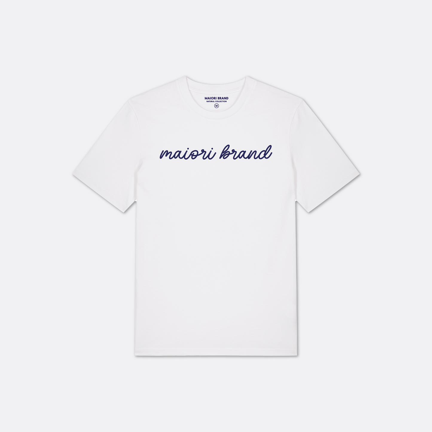 Camiseta M Text Logo White