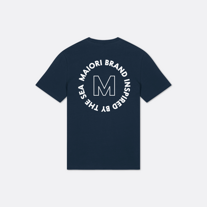 Camiseta M Circle Inspired by the sea navy