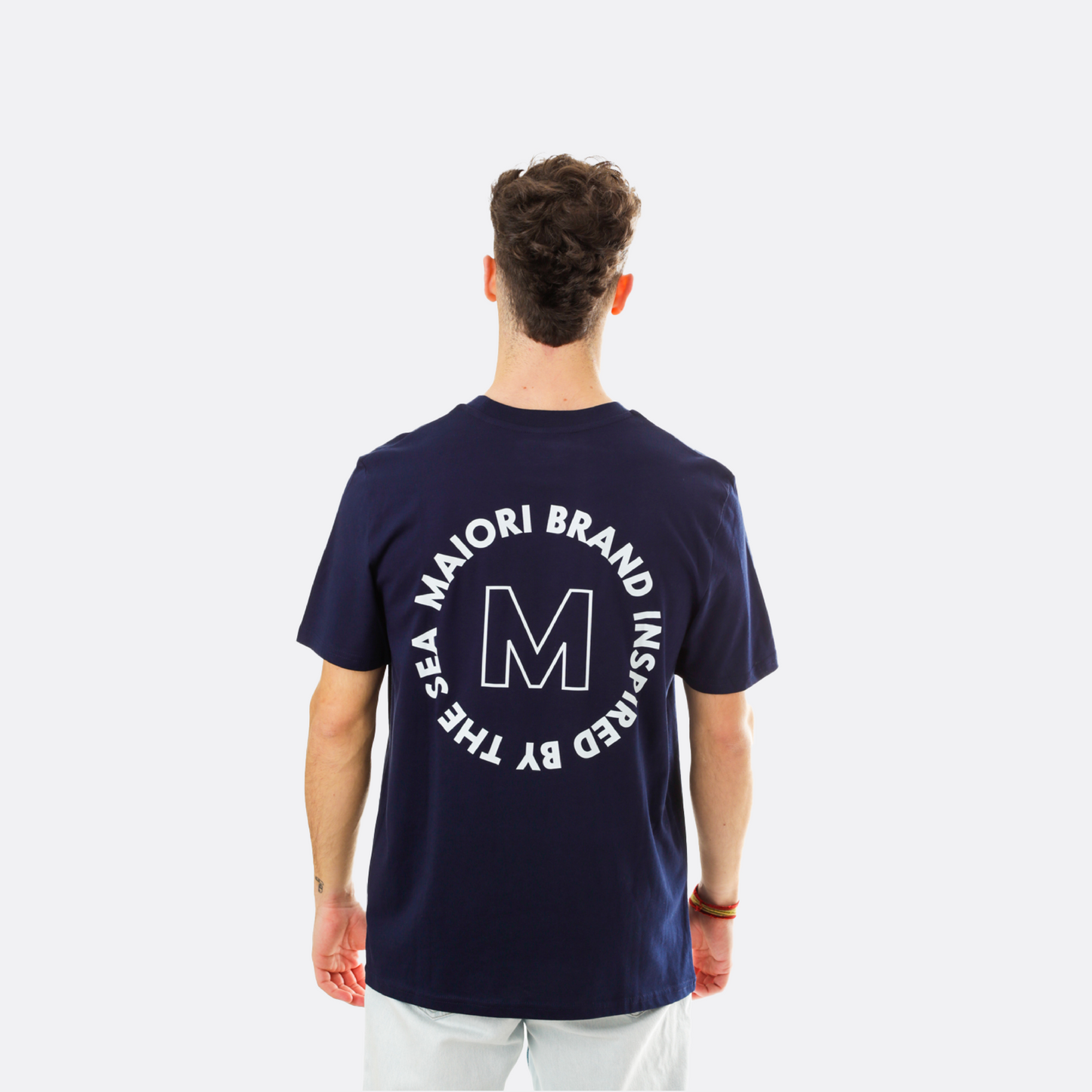 Camiseta M Circle Inspired by the sea navy