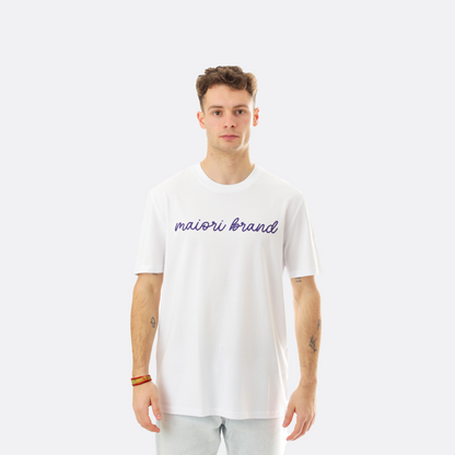 Camiseta M Text Logo White